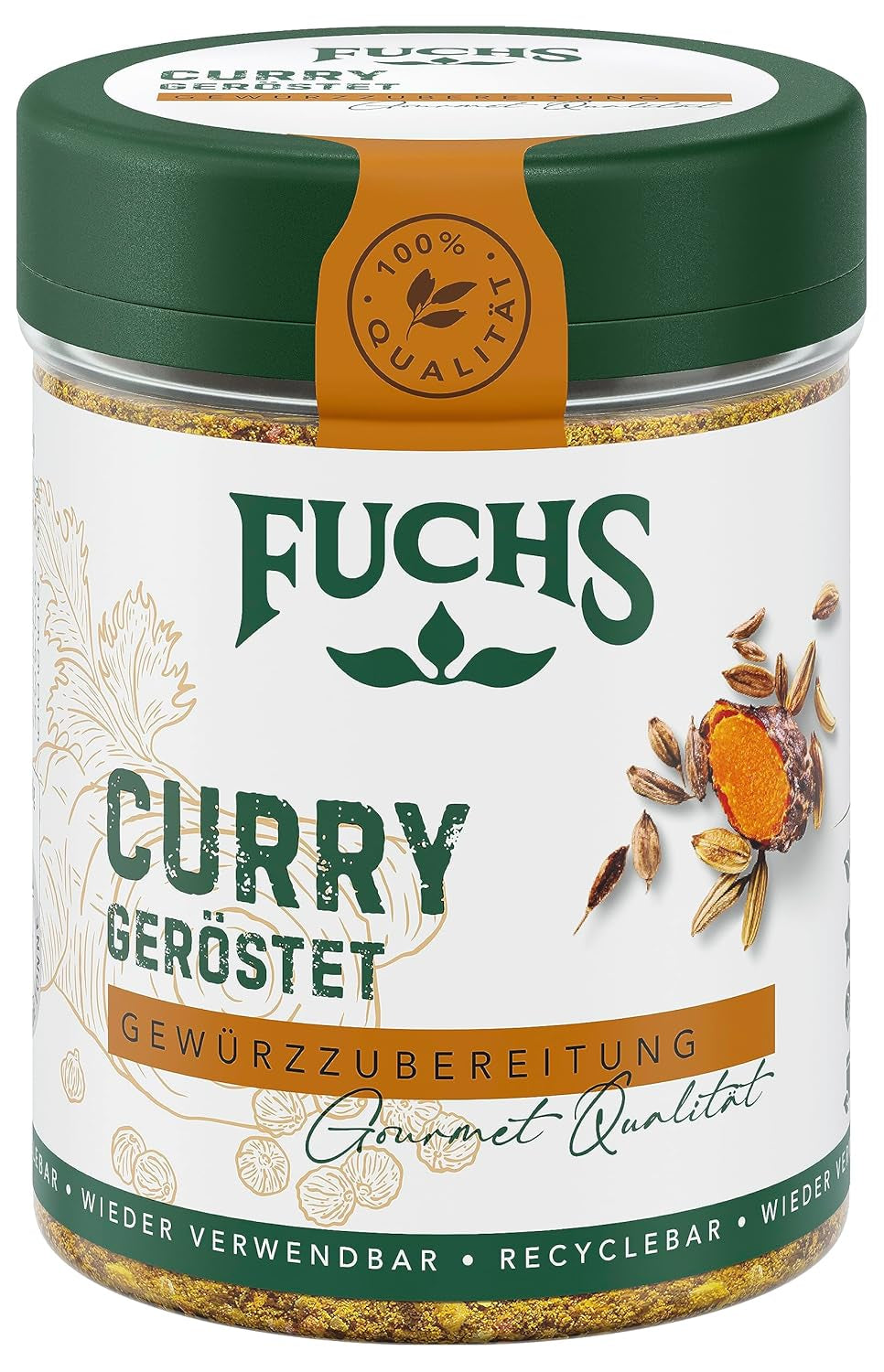 Fuchs Gewürze Karry, ristet, 55 g