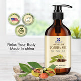 Økologisk jojobaolie 1 liter, 100% ren Kosmetik og Skønhed Naty Shop