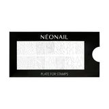 NÉONAIL Nagel Stempel Mit Schaber - Nägel Selber Machen - Nail Art Stempel - Nageldesign Für Nagel Schablone - French Nails Stempel - Silikon Nagelstempel