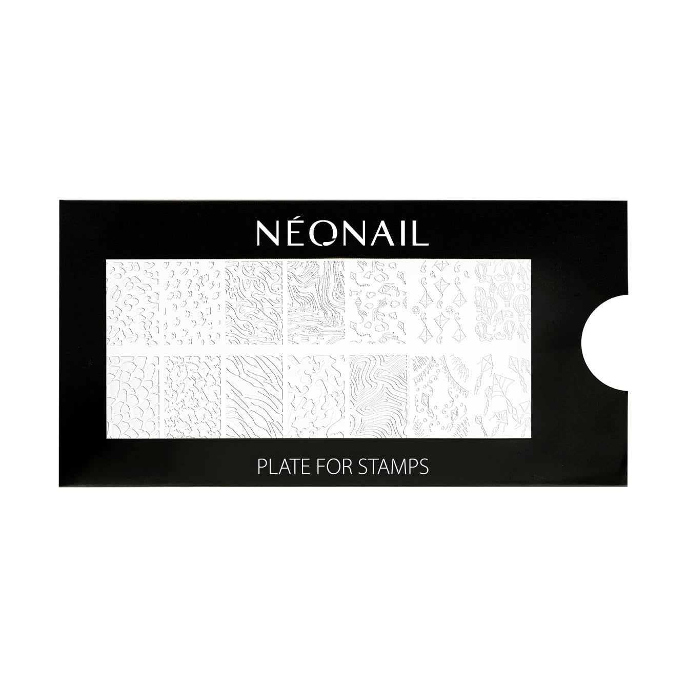 NÉONAIL Nagel Stempel Mit Schaber - Nägel Selber Machen - Nail Art Stempel - Nageldesign Für Nagel Schablone - French Nails Stempel - Silikon Nagelstempel