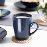 4-personers servisesæt Vancasso BUBBLE 16-delt stentøjskombinationssæt Vintage stil servisesæt inkluderer skåle, kaffekopper, desserttallerkener og tallerkener til 4/8/12