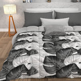 PETTI Artigiani Italiani - Vinterdyne, Vinterdyne, Enkel quilt, Dobbeltsidet, monofarvet og digitalt tryk, 100% hypoallergen mikrofiber, Made in Italy