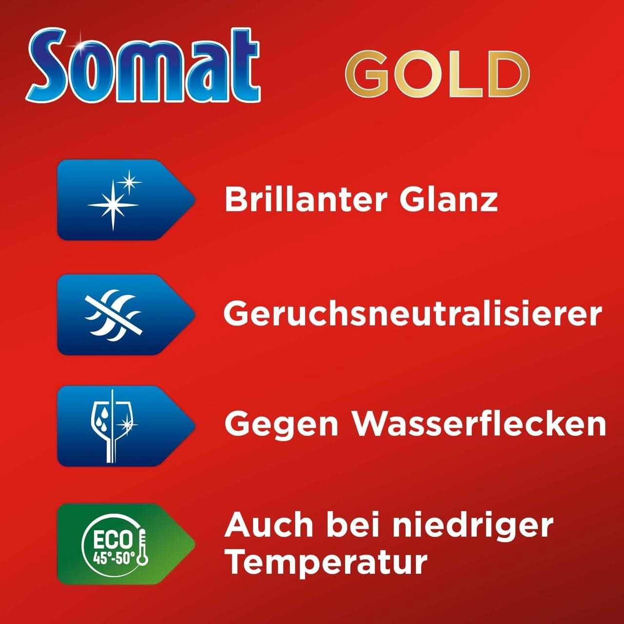 Somat Gold opvaskemaskiner (105 faner) Naty Shop Køkkenvaskemidler