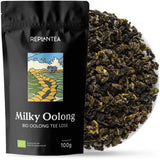 BIO Milky Oolong te (100 g) | Premium løs Oolong te med cremede og søde mælketoner | Delikat tespecialitet | GENPLANT