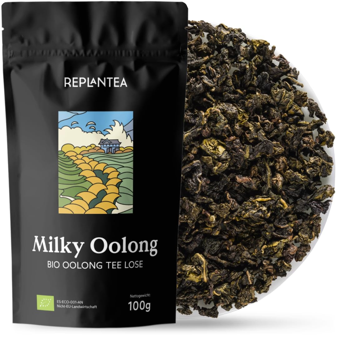BIO Milky Oolong te (100 g) | Premium løs Oolong te med cremede og søde mælketoner | Delikat tespecialitet | GENPLANT