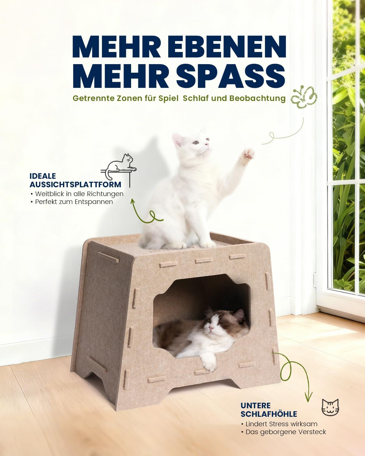 Tæpper og møbler, kæledyr, huler og huse, katte, senge til katte, katte - senge, madrasser