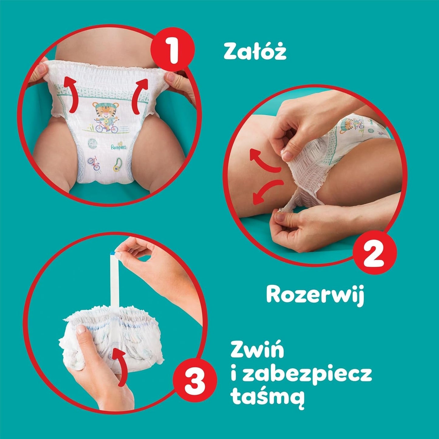 Pampers (gammel version), Bukser Drenge/Piger 4 176 stk.