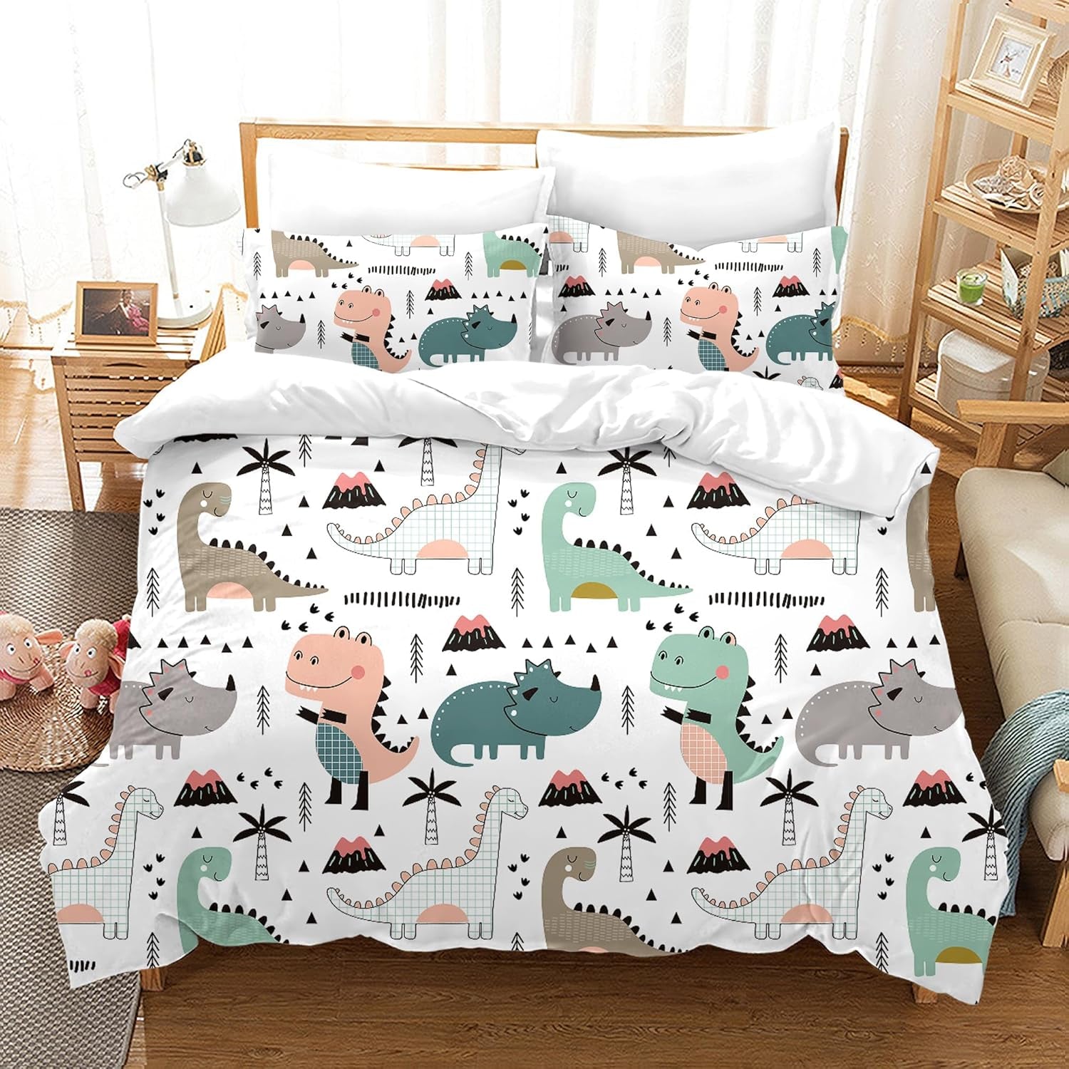 Sengetøj til børn, Dinosaur Sengetøj - børn Naty Shop