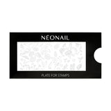 NÉONAIL Nagel Stempel Mit Schaber - Nägel Selber Machen - Nail Art Stempel - Nageldesign Für Nagel Schablone - French Nails Stempel - Silikon Nagelstempel