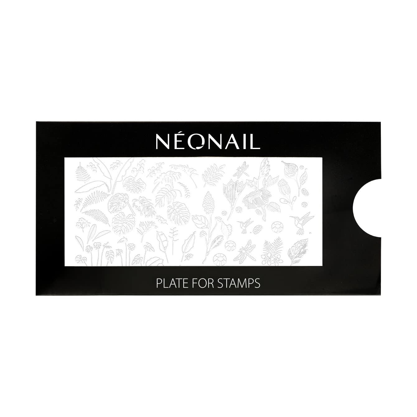 NÉONAIL Nagel Stempel Mit Schaber - Nägel Selber Machen - Nail Art Stempel - Nageldesign Für Nagel Schablone - French Nails Stempel - Silikon Nagelstempel