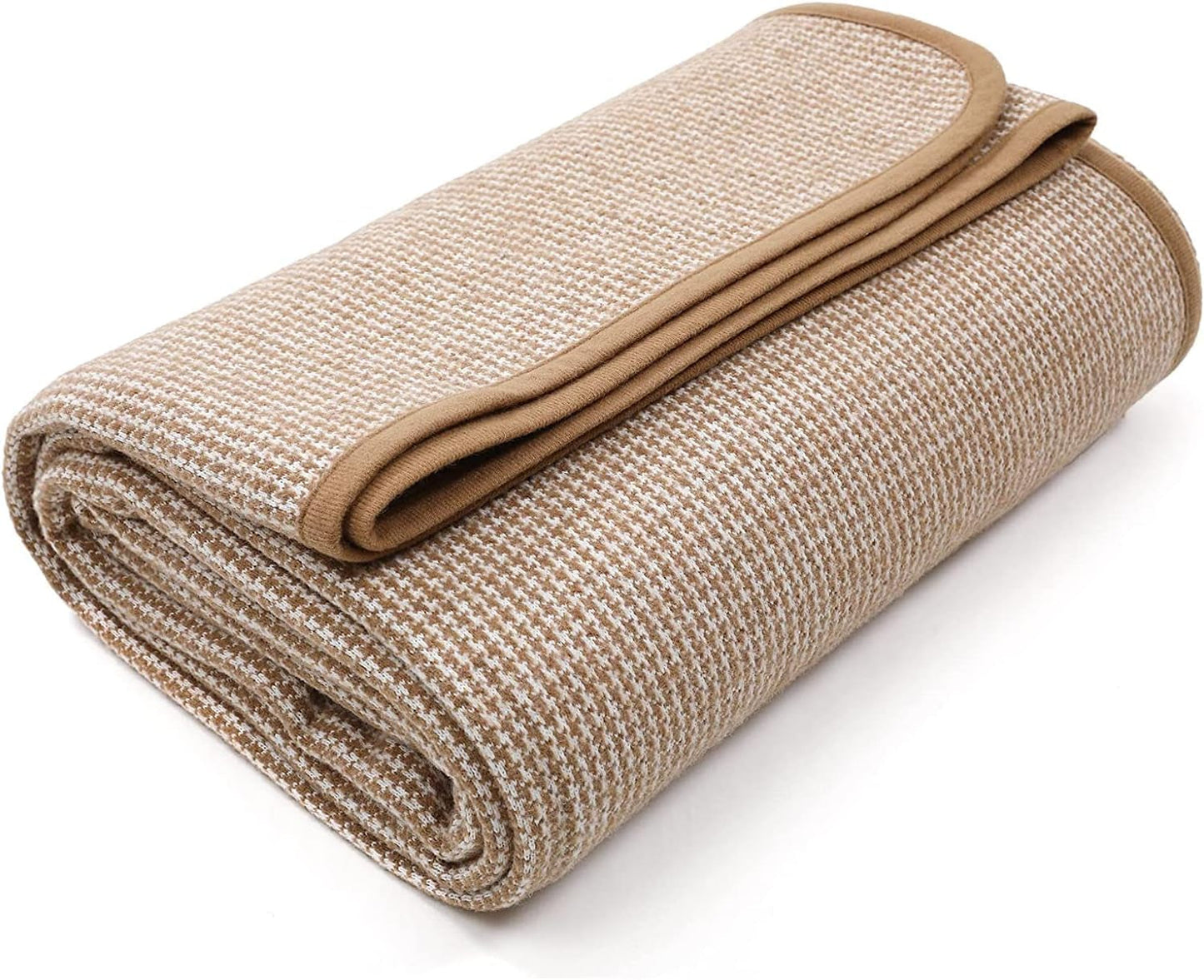 ACUSHLA 200,7X160 cm, 1,7 kg, tæppe, uldent tæppe, varmt rejsetæppe, striktæppe, dekorative tæpper til sofa, stol, sofa, seng, stue, camping, egnet til alle årstider Ww203 Senge og tæpper Gule Beuche-10 CUSH 0 CUSH 0 CUSH 0