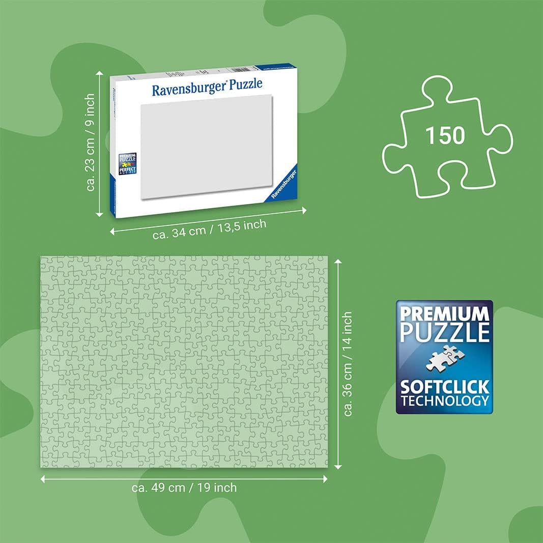 Ravensburger børnepuslespil 13411 - Havdyr på koralrevet - Hvorfor? Hvorfor? Hvorfor? Puslespil 150 brikker XXL + vidensplakat, til børn fra 7 år Puslespil Naty Shop