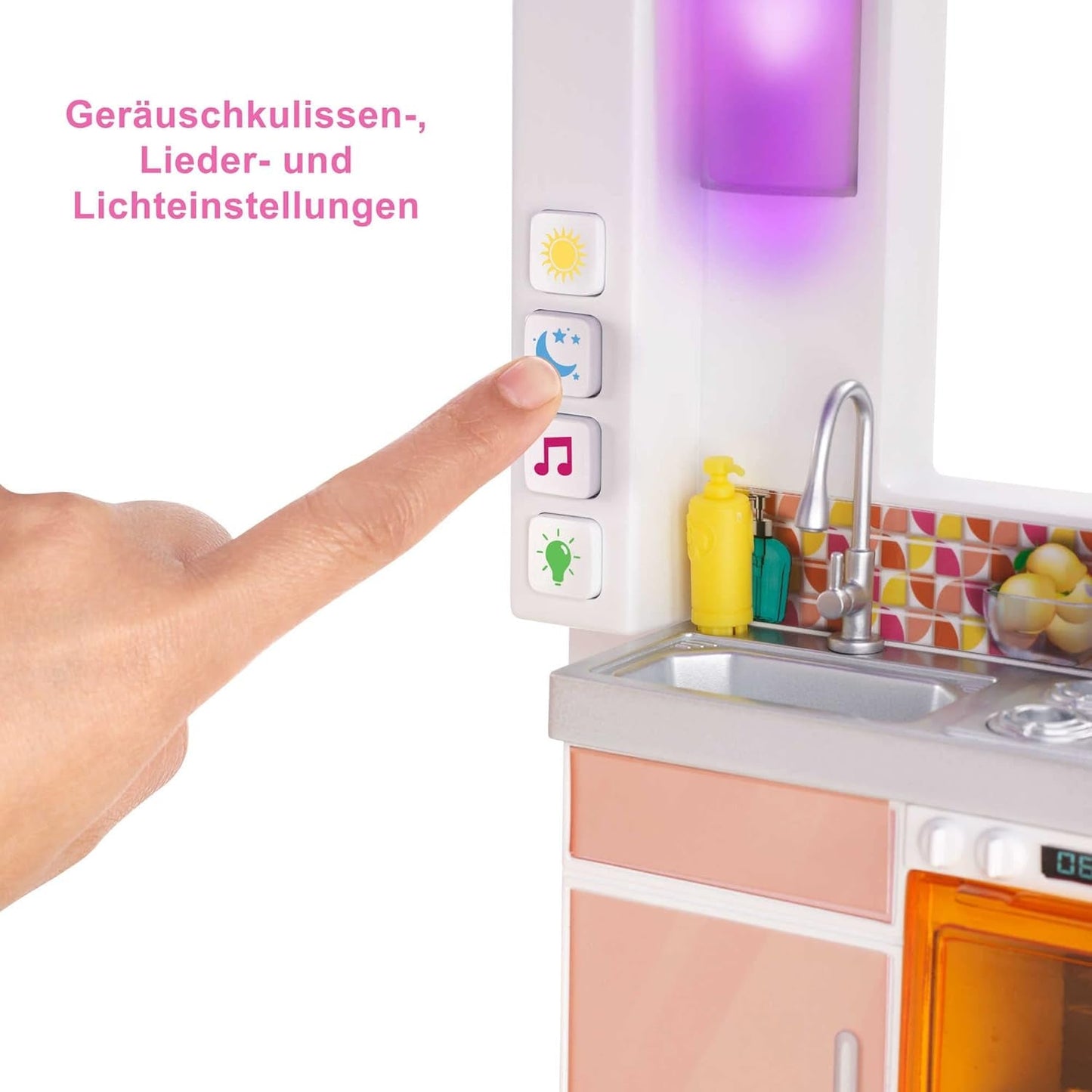 Barbie Dream House (114 cm), 3-etagers dukkehus, pool, rutsjebane, kørestolslift, 75 tilbehør, dukker, egnet som gave til børn fra 3 år og opefter, GRG93 Naty Shop dukkehuse