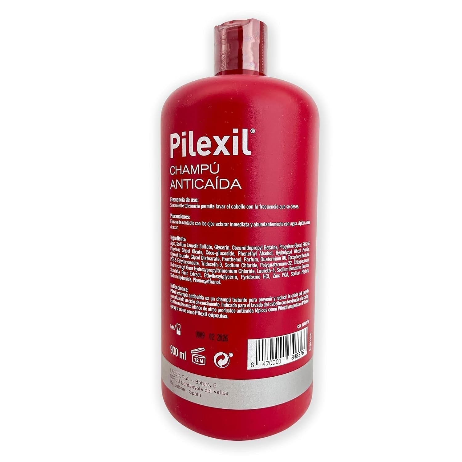 Lacer shampoo mod hårtab 900 ml Lacer hårpleje