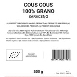 100% økologisk boghvede couscous, 500g, glutenfri