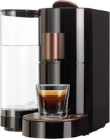 K-FEE TWINS II kapsel espressomaskine til kaffe, te og kakao | Espressomaskine til store kopper | Hurtig opvarmning | 2,3 l vandtank | 19 takter | Sort-kobber