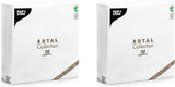 Papstar, 50 servietter "ROYAL Collection" 1/4 gange 48 Cm X 48 Cm Hvid, #11577