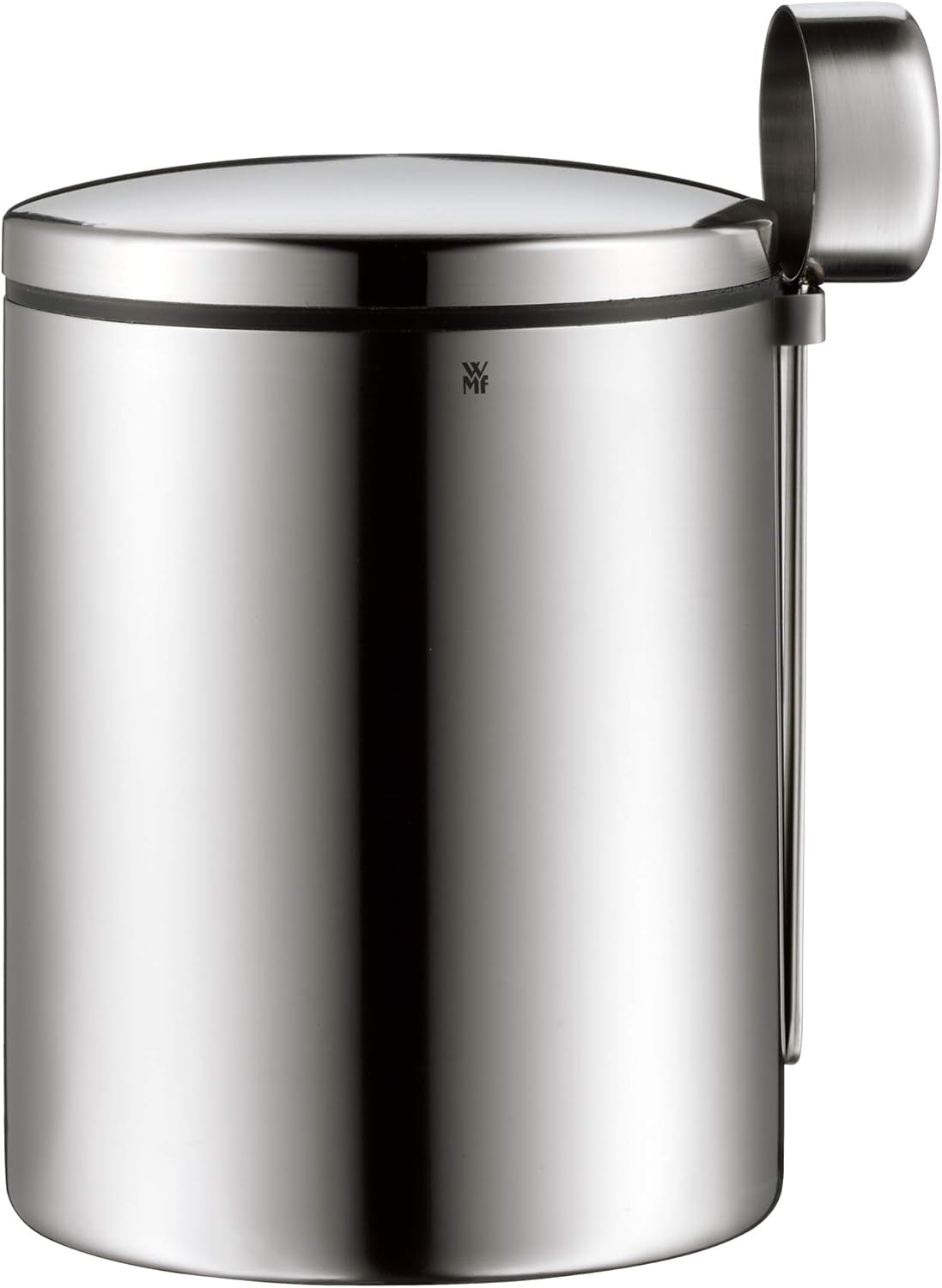 WMF Kult Cromargan kaffeske kaffeboks i rustfrit stål med mat finish 500g og 1 liter glasopbevaringsglas Depotopvaskemaskine Tåler madopbevaringsbokse Naty Shop