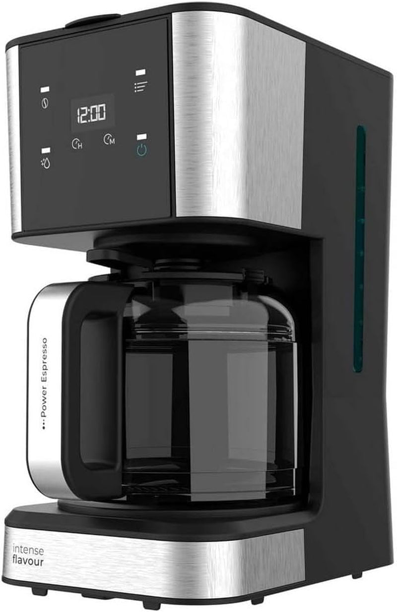 Espresso med filter Cecotec Coffee 66 Drop and Touch, effekt 950 W, 1,5 L, 12 kopper, touchskærm, glaskaraffel, 24-timers timer, 6 kontakter, genanvendeligt mesh-filter