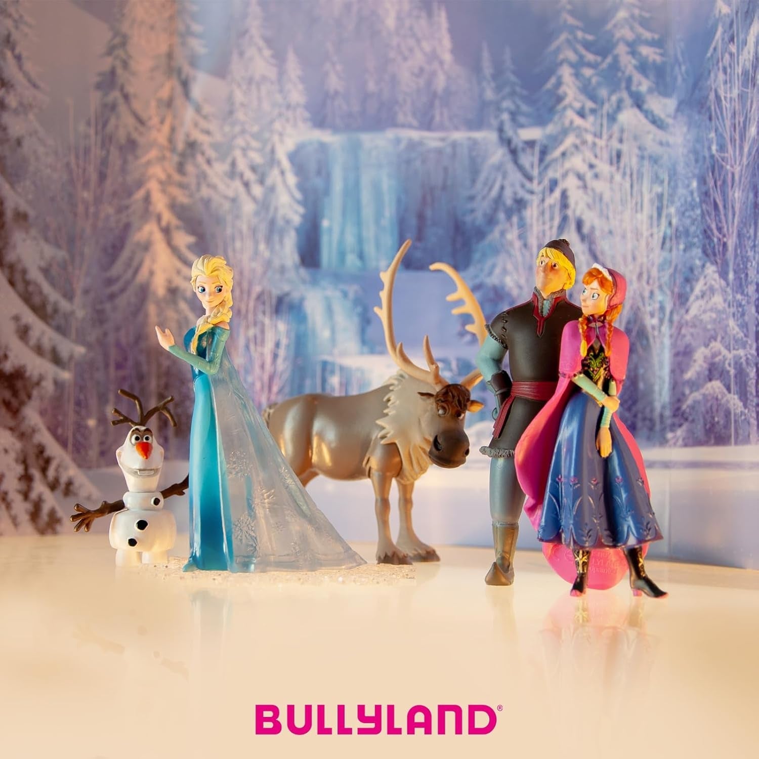 Bullyland 12961 - Elsa fra Arendelle figur fra filmen Frozen af ​​Walt Disney, ca. 10,1 cm, meget detaljeret, ideel som en lille gave til børn fra 3 år og opefter