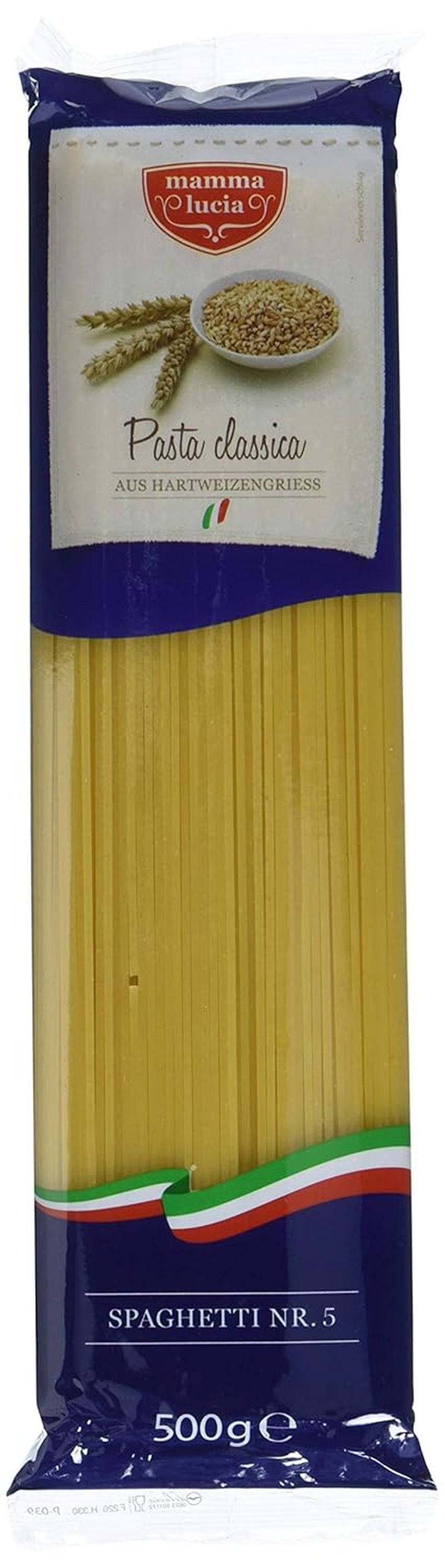 Pasta Spaghetti nr. 5, pakke med 20 stk. (20 x 500g)