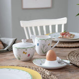 Villeroy & Boch Mælkekrus Farverigt forår, 280 ml, Premium Porcelæn, Hvid/Flerfarvet