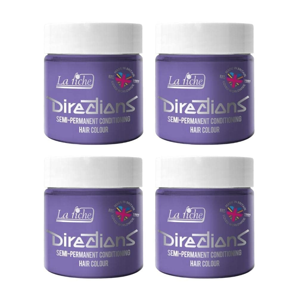 Vejledning semi-permanent hårfarve 100 ml æske 4 pakke (Pillarbox Red) Naty Shop Wisteria hårfarve 100 Ml (pakke med 4)