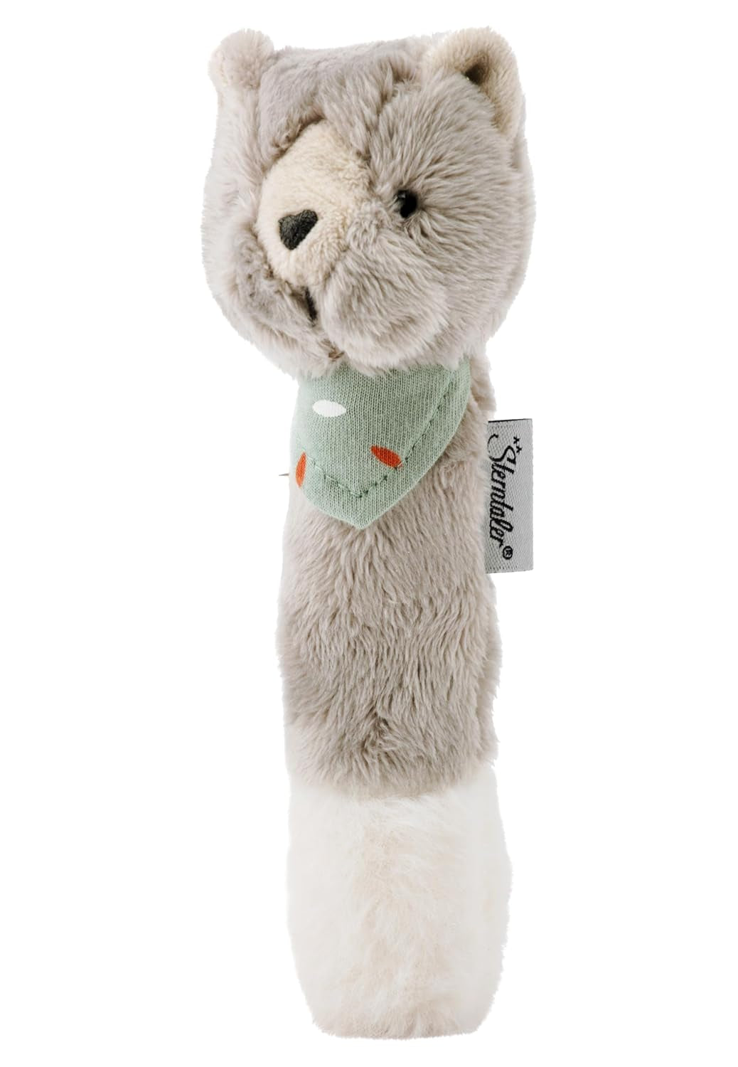 Sterntaler baby squeaker kat Lilly - Blødt fleece baby legetøj - Fangst legetøj til babyer - Første forsøg på at fange og lege, grå Legetøj Bebe Naty Shop Standard titel