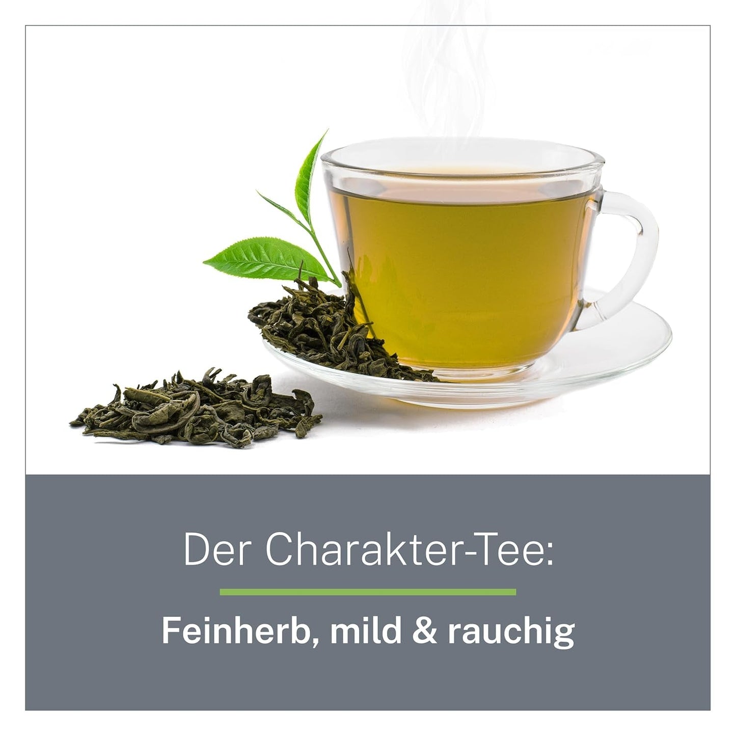 Pinhead Krudt Økologisk Grøn te Bulk 1 kg – Økologisk grøn te af høj kvalitet fra Kina – Let røget smag – Til gourmeter og tekendere – Mycupoftea