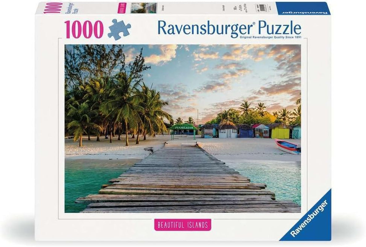 Ravensburger Puzzle Beautiful Islands 16912 - Caribbean Island - 1000 brikker puslespil til voksne og børn over 14 år Puslespil Naty Shop Nyt design