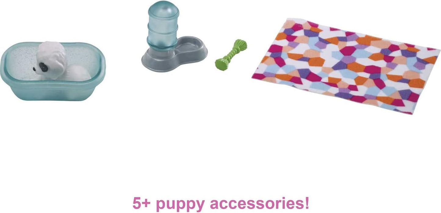 Barbie GRG78 - Mini legesæt med 2 hunde, hundehus og tilbehør, gave til børn fra 3 til 7 år Naty Shop Dolls