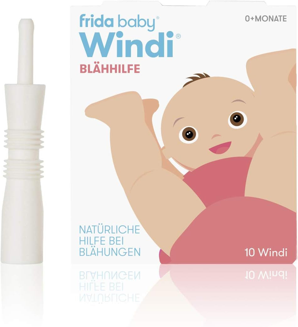 Fridababy Windi gasaflastning til babyer fra 0 måneder 10 stykker Engangskatetre Naturgasaflastning 20437