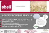 Abeil 15000000325 Pude, hvid, hvid, 240 X 260 cm Dyner og dyner Naty Shop