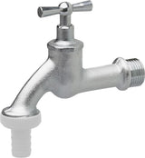 Hornhane - 20,95 mm (1/2 tomme) hangevind - Inkluderer slangeforbindelse - Messing af høj kvalitet - Ideel som udendørs vandhane / regntøndehane / hane / lukkeventil / FLOR92590