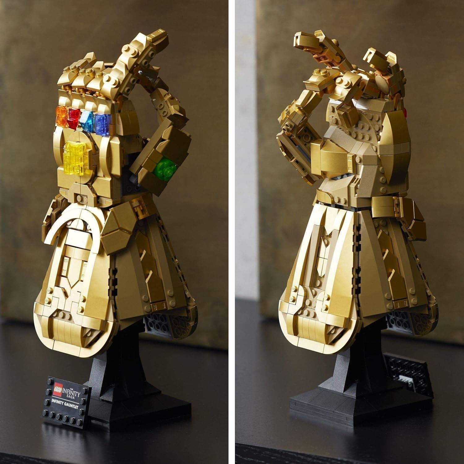LEGO 76191 Marvel Super Heroes Infinity Glove Avengers Thanos Handske Modelbyggesæt til voksne Fanvare Gave til Mænd Kvinder Hendes Ham Byggesæt Besuche den LEGO-Store