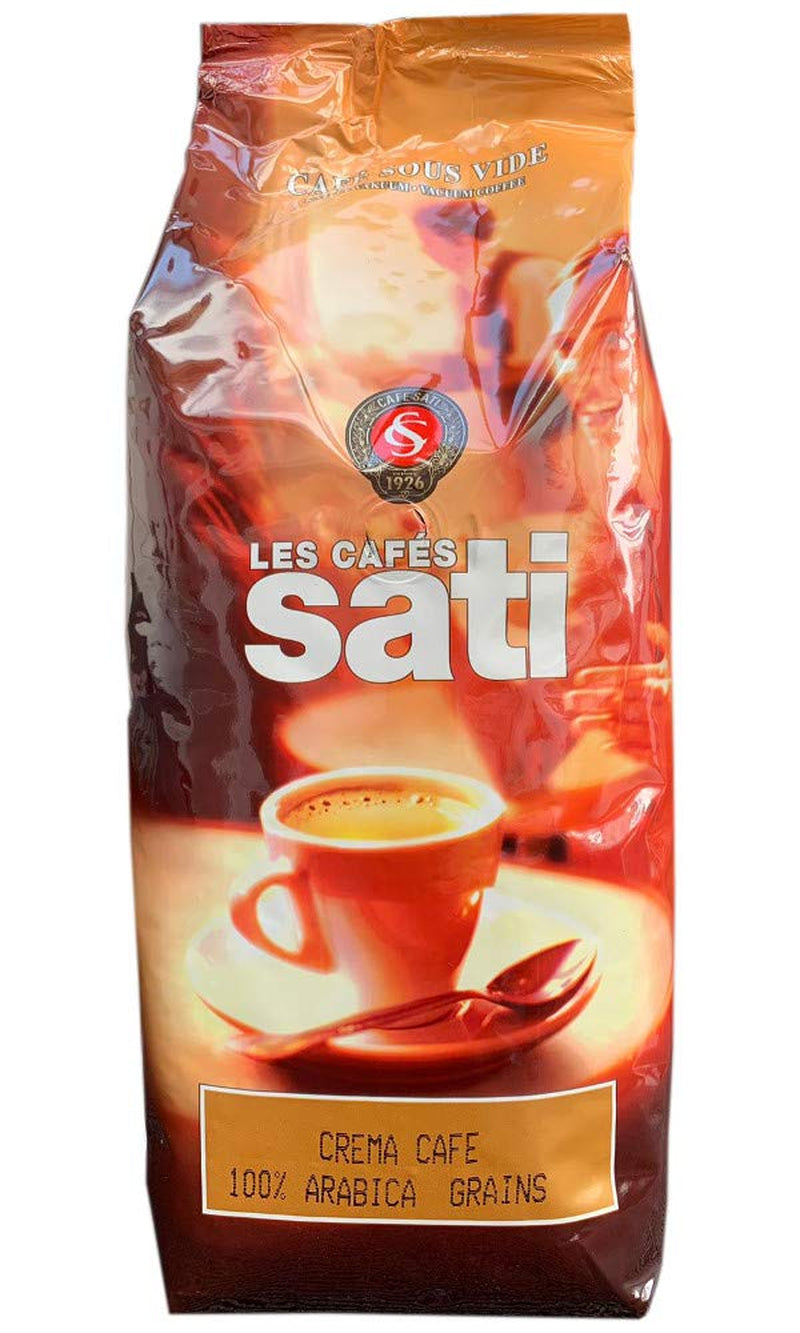 Café Sati Crema 100% Arabica - Kaffebønner til fuldautomatiske kaffemaskiner