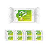 OLA vådt toiletpapir - (1X40 stk.) Vådservietter - kamilleekstrakt og mælkesyre, vaskbar, følsom hud - 40 stk.