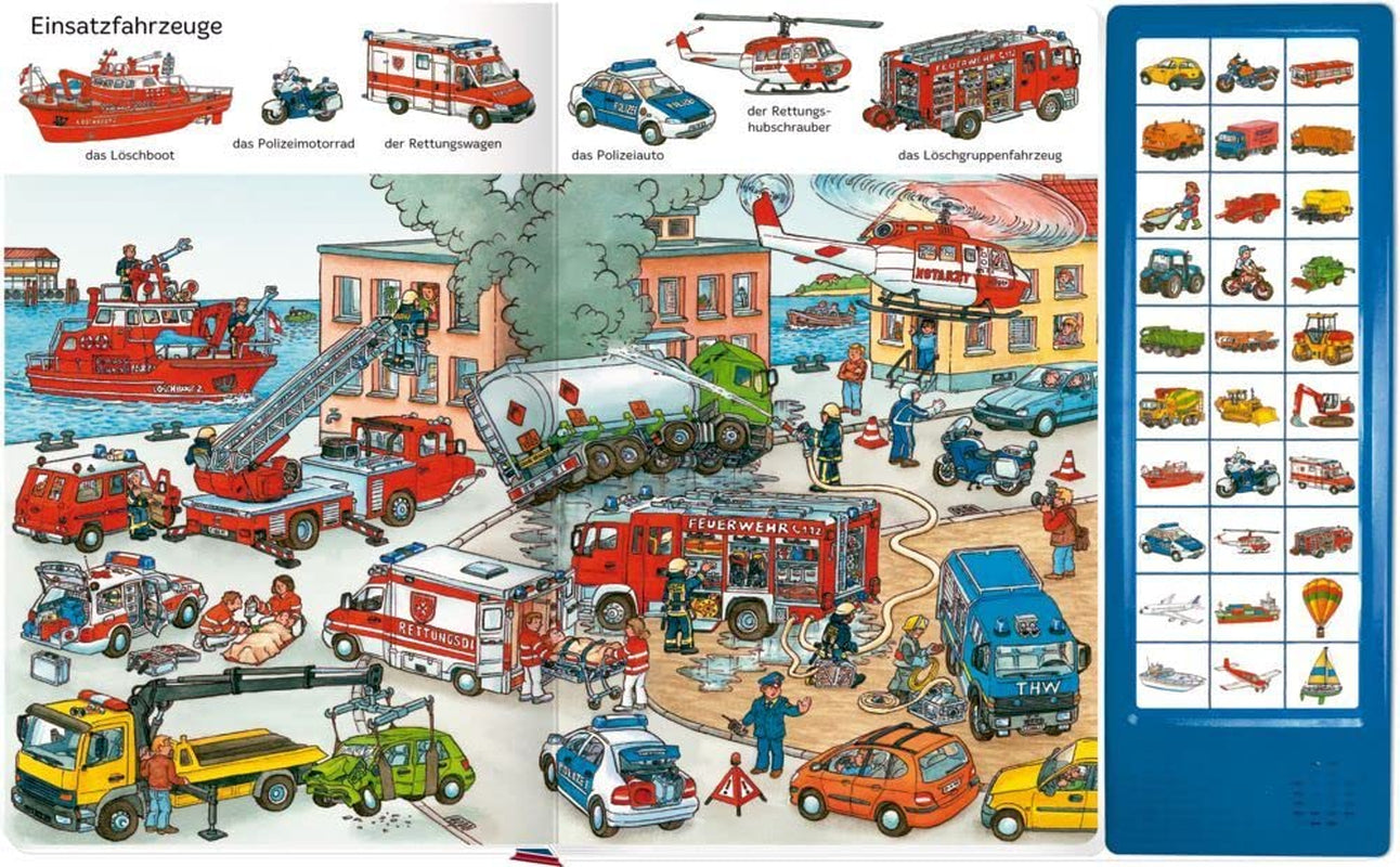 Så mange køretøjslyde: 30 lyde (Søg billeder - Find ord) Bebe Naty Shop Toys