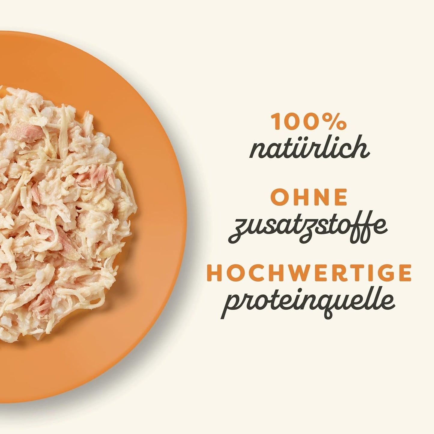 Applaws 100% naturlig Nassfutter for Katzen, Hühnerbrust med Tunfischfilet i Brühe - Pakning med 12 x 70g Beuteln