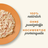 Applaws 100% naturlig Nassfutter for Katzen, Hühnerbrust med Tunfischfilet i Brühe - Pakning med 12 x 70g Beuteln