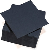 - Tex Touch papirservietter - Sorte - Fsc® certificerede servietter - Genanvendelige og biologisk nedbrydelige - Sæt med 40 store sorte servietter 38 X 38 Cm
