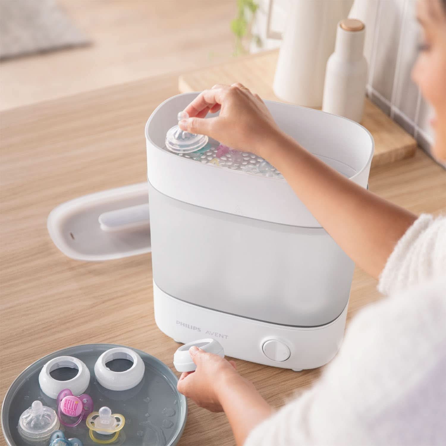 Philips Avent elektrisk brystpumpe, gavesæt Mad og ammetilbehør Bebe Naty Shop