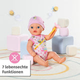 BABY Born Lena (Little Baby Girl) 36Cm, 7-funktions dukke til børn fra 1 år, fungerer uden batteri, stor dukke 36cm Dolls Naty Shop