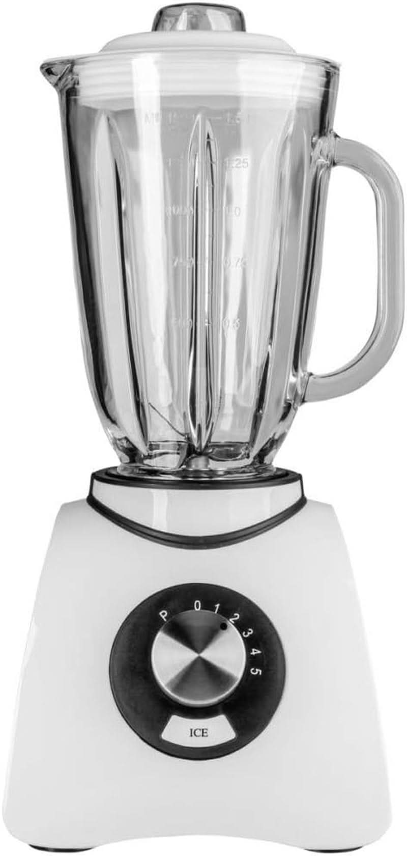 Gastroback 40898 Vital Basic, Mit Integrierter Ice-Crush Funktion, Leistungsstarker 600 Watt Motor Mixer, Kunststoff, 1,5 Liter, Weiß Kitchen Naty Shop