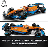 Lego Technic Mclaren Formel 1-racerbil - Voksen F1-model med V6-motor og styring - Gave til motorsportsfans og samlere - 42141 Byggesæt Besuche den LEGO-Store