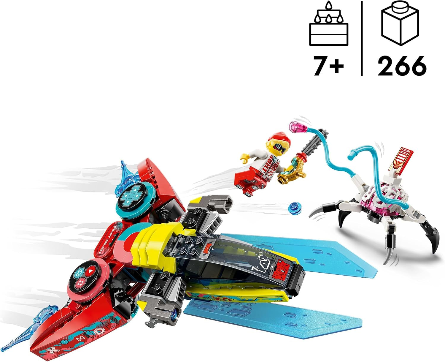 LEGO Dreamzzz Coopers Flying Video Game Controller Fantastisk Legetøj 2 i 1 Spider Minifigure Videospil Sæt Gave til piger og drenge 7 år 71489 Byggesæt Besuche den LEGO-Store