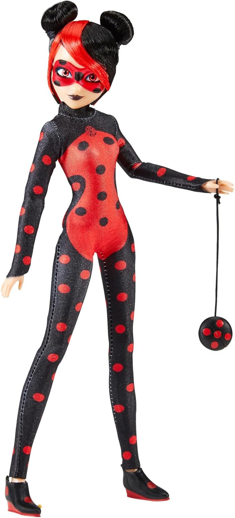 Bandai - Mirakuløs Mariehøne - Dukke Marinette Farveskift Overraskelse - Mirakuløs Jointed Dukke, 26 Cm + 3 overraskelser - Tilfældigt mønster - P50390 Naty Shop Shadybug Dolls