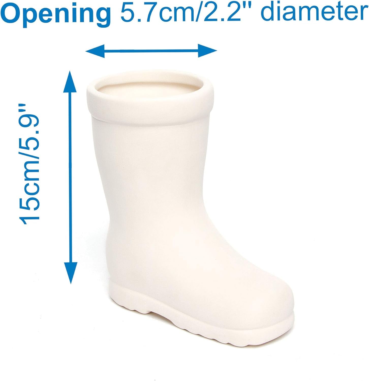Baker Ross 'Wellies' keramiske gryder til børn (2 pakke)