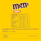 M&M's Peanut Chocolate Bulk Pack 24 x 45 g Chokolade Peanut Flavored Linser Chokoladegave (1080g) Ideel som en fodbold-tema-godbid