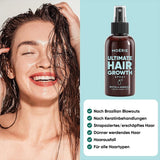 MOÉRIE Ultimate Mineral Hair Growth Spray til længere, tykkere og fyldigere hår - med biotin og koffein - Veganske hårprodukter, parabenfri, alle hårtyper, vender hårtab - 2 måneders forsyning Hårpleje Naty Shop